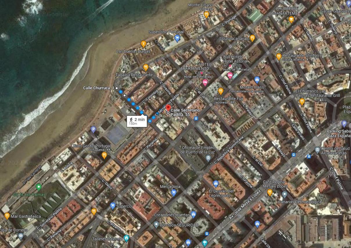 Beach Acogedor Estudio, Las Canteras Las Palmas de Gran Canaria Exterior foto